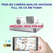 Trọn bộ camera Analog HIKVISION 2 Megapixel 1080P Có âm thanh