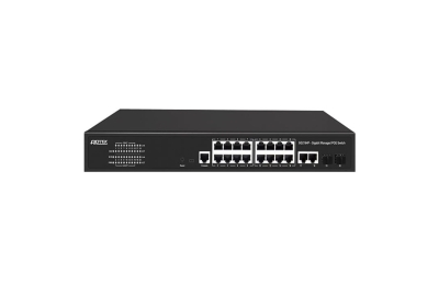 Switch 16 cổng PoE Giagabit APTEK SG2164P Layer 2 Managed