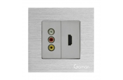 Ổ cắm Jack cổng TV, AV, HDMI, Net, Loa, đồng trục GOMAN