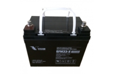 Ắc quy kín khí VISION 12V-33Ah 6FM33-X