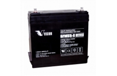 Ắc quy kín khí VISION 12V-55Ah 6FM55-X