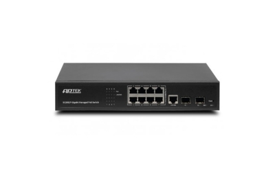 Switch 8 cổng Gigabit Poe APTEK SG2082P Layer 2 Managed