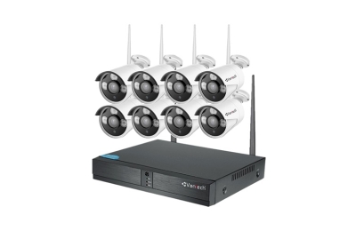 Bộ KIT camera IP và đầu ghi hình wifi 8 kênh VANTECH VP-0860W