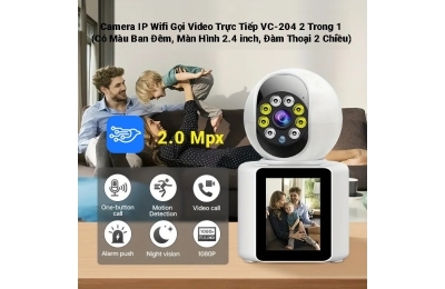 Camera Wifi Video Call 8 LED 2MP