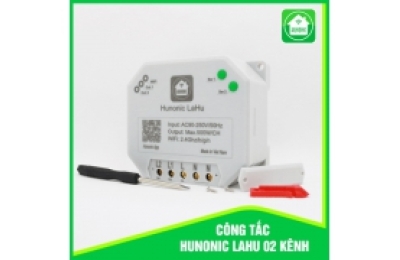 Công tắc Hunonic Lahu 2 kênh LaHu02