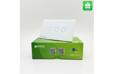 Công tắc cảm ứng wifi 3 nút HN03S