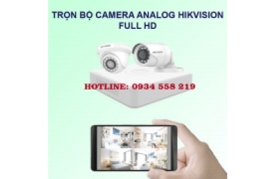 Trọn bộ camera Analog HIKVISION 2 Megapixel 1080P