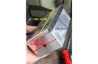 Hộp che INOX cho đầu đọc vân tay khóa cửa cổng