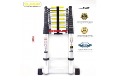 Thang rút nhôm Sumika SK600 6 mét chính hãng