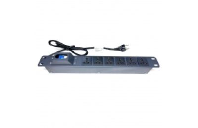 Thanh nguồn PDU 6 ổ cắm 3 chấu UNIRACK UNR-P6M32/1U