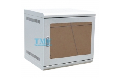 Tủ mạng - Tủ rack TMC 19 inch 10U D600 TM106WWM-B màu đen cửa mica